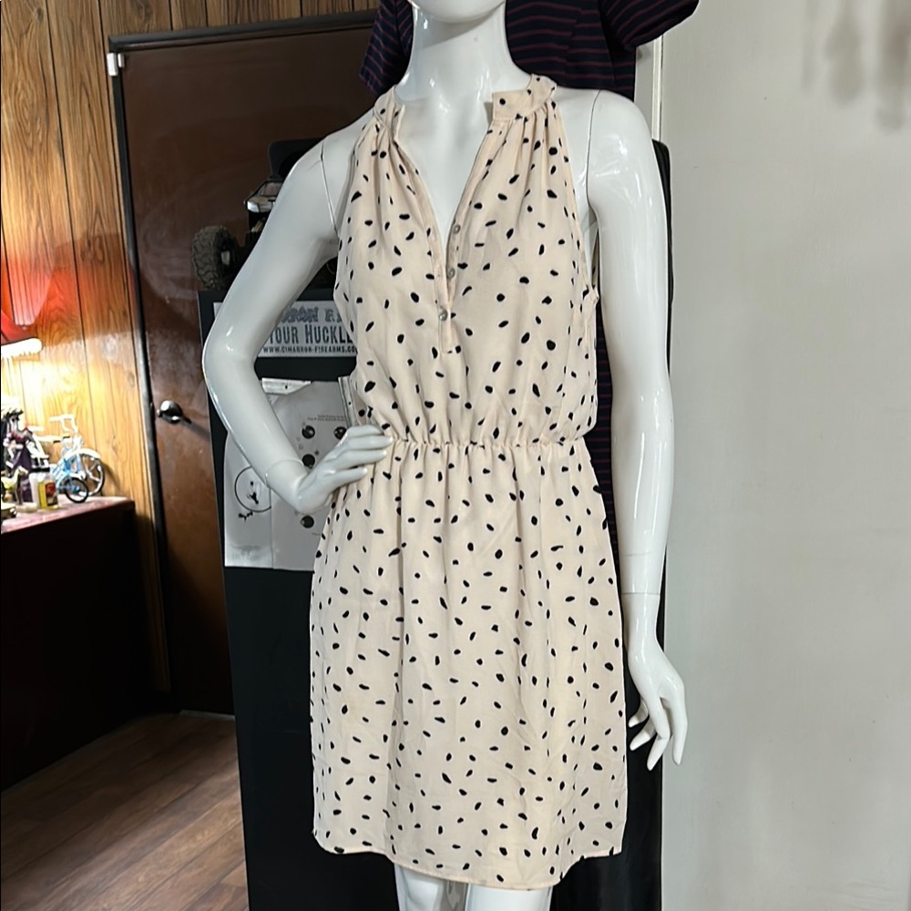 Polka Dot Sleeveless Dress